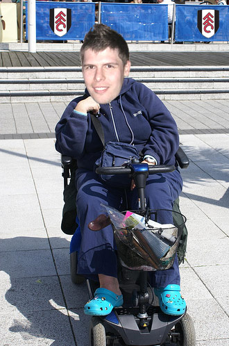 Duncan On A Spaz Wagon