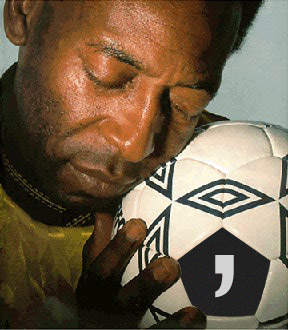 Pele With Ball