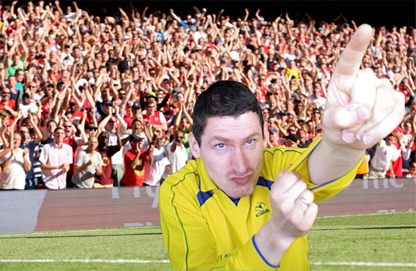 Hawkins Goal Celebration